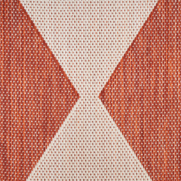 nourison positano pos04 terracotta rug
