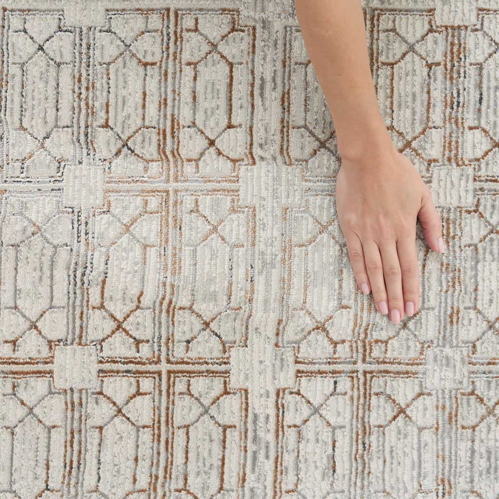 nourison desire dsr07 ivory beige rug