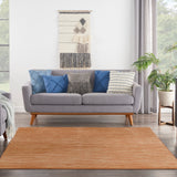 nourison nourison essentials nre01 rust rug
