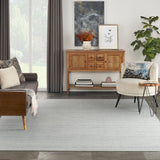 nourison interweave iwv01 light blue rug