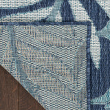 nourison garden oasis goa01 navy rug