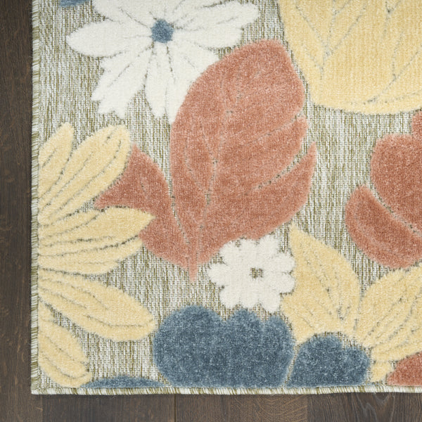 nourison aloha alh42 rose rug