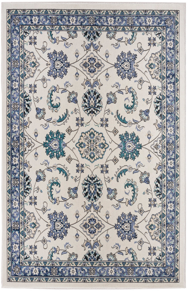 nourison nourison essentials nre05 ivory blue rug