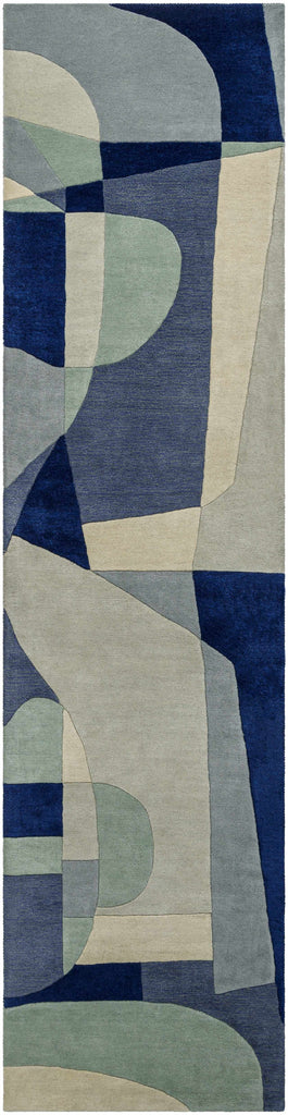Hauteloom Crawfordsville CRAW Navy Hand Tufted Wool Rug