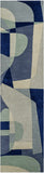 Hauteloom Crawfordsville CRAW Navy Hand Tufted Wool Rug