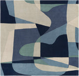 Hauteloom Crawfordsville CRAW Navy Hand Tufted Wool Rug