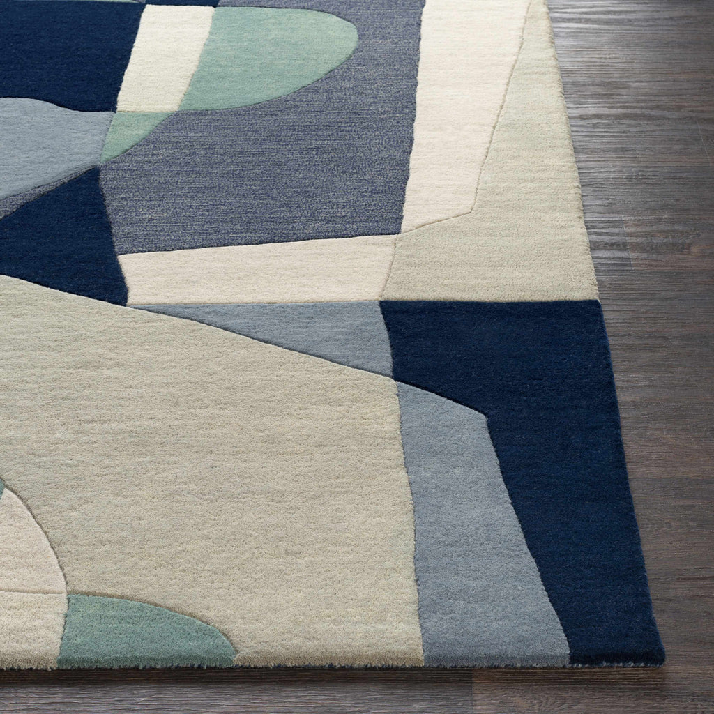 Hauteloom Crawfordsville CRAW Navy Hand Tufted Wool Rug