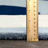 Hauteloom Crawfordsville CRAW Navy Hand Tufted Wool Rug