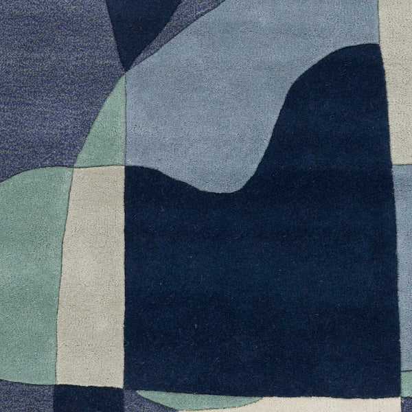 Hauteloom Crawfordsville CRAW Navy Hand Tufted Wool Rug