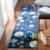 safavieh clearance carousel kids crk103n navy rug