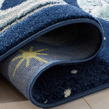 safavieh clearance carousel kids crk103n navy rug