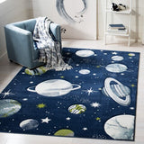 safavieh clearance carousel kids crk103n navy rug