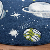 safavieh clearance carousel kids crk103n navy rug