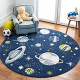 safavieh clearance carousel kids crk103n navy rug