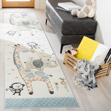 safavieh clearance carousel kids crk120a ivory rug