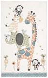 safavieh clearance carousel kids crk120a ivory rug