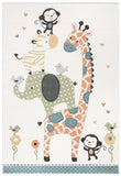 safavieh clearance carousel kids crk120a ivory rug