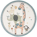 safavieh clearance carousel kids crk120a ivory rug