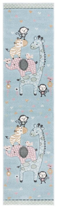 safavieh clearance carousel kids crk120k blue rug