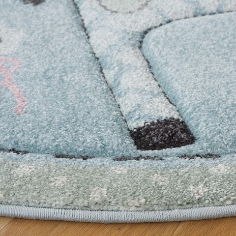 safavieh clearance carousel kids crk120k blue rug