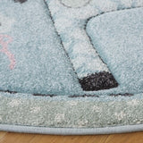 safavieh clearance carousel kids crk120k blue rug