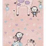 safavieh clearance carousel kids crk120u blush pink rug