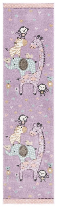 safavieh clearance carousel kids crk120v purple rug