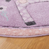 safavieh clearance carousel kids crk120v purple rug