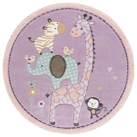 safavieh clearance carousel kids crk120v purple rug