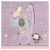 safavieh clearance carousel kids crk120v purple rug