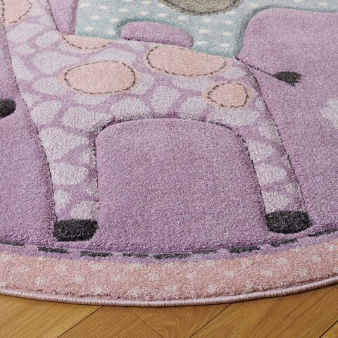 safavieh clearance carousel kids crk120v purple rug