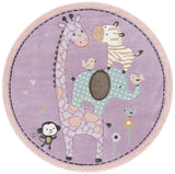 safavieh clearance carousel kids crk120v purple rug