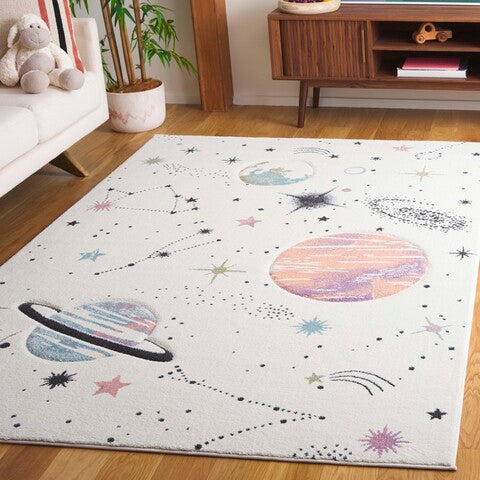 safavieh clearance carousel kids crk122a ivory rug