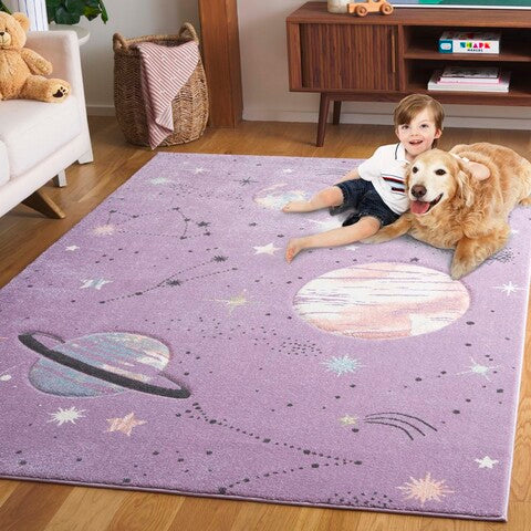 safavieh clearance carousel kids crk122v purple rug