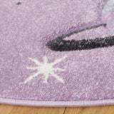 safavieh clearance carousel kids crk122v purple rug
