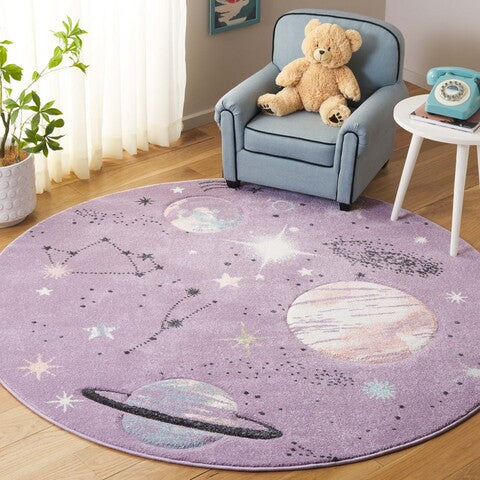 safavieh clearance carousel kids crk122v purple rug