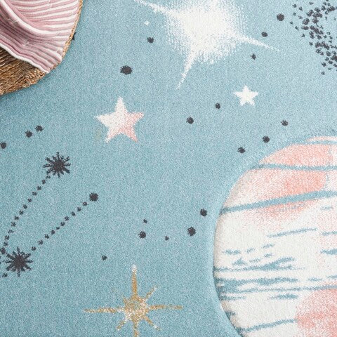 safavieh clearance carousel kids crk122w teal rug