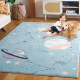safavieh clearance carousel kids crk122w teal rug