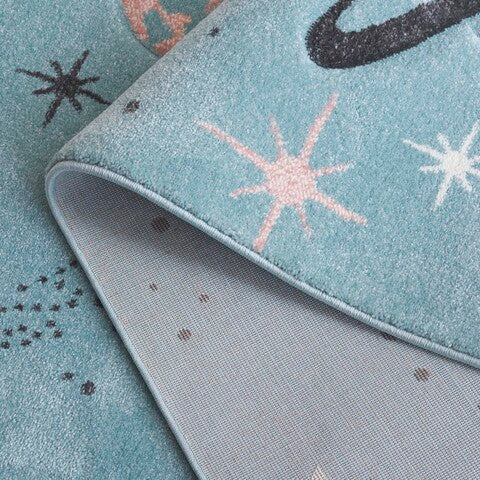 safavieh clearance carousel kids crk122w teal rug