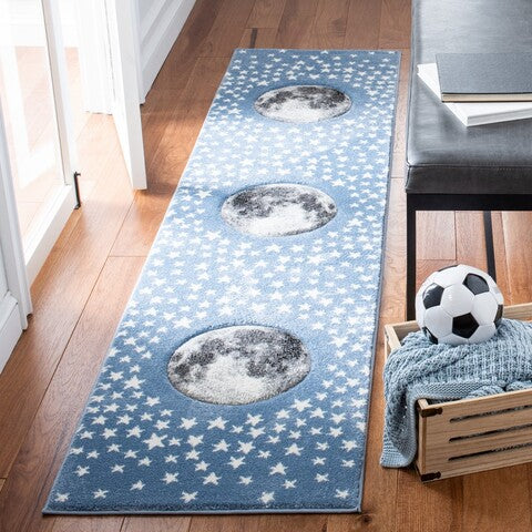 safavieh clearance carousel kids crk135l light blue rug