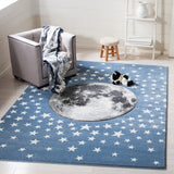 safavieh clearance carousel kids crk135l light blue rug