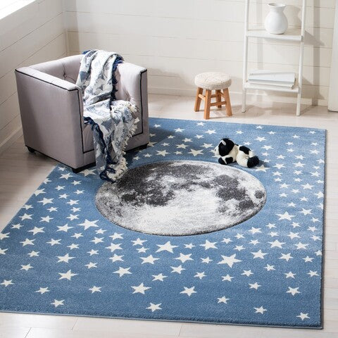 safavieh clearance carousel kids crk135l light blue rug
