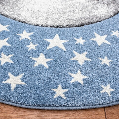 safavieh clearance carousel kids crk135l light blue rug