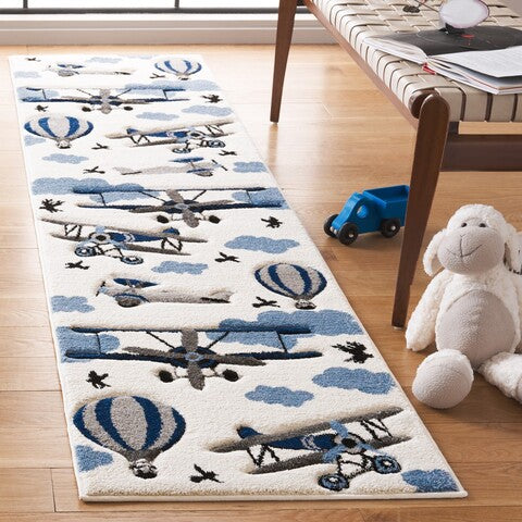 safavieh clearance carousel kids crk137a ivory rug