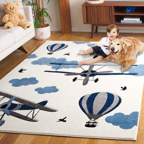 safavieh clearance carousel kids crk137a ivory rug