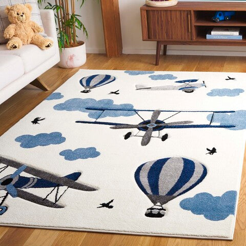 safavieh clearance carousel kids crk137a ivory rug
