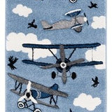 safavieh clearance carousel kids crk137m blue rug
