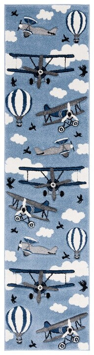safavieh clearance carousel kids crk137m blue rug
