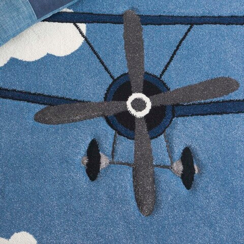 safavieh clearance carousel kids crk137m blue rug