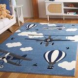 safavieh clearance carousel kids crk137m blue rug